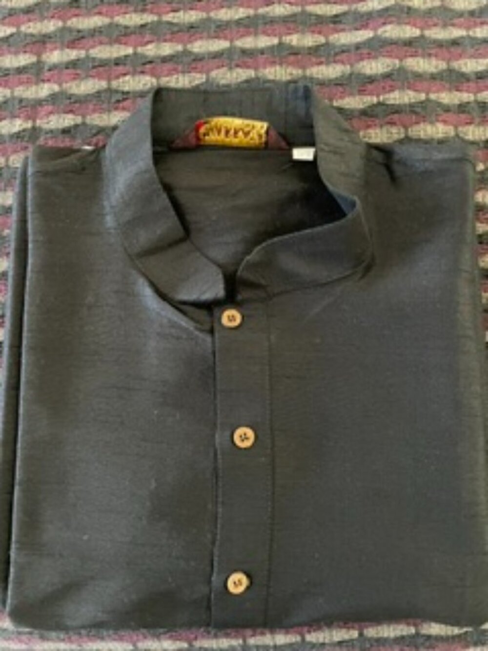 Men's Ethnic Black Kurta